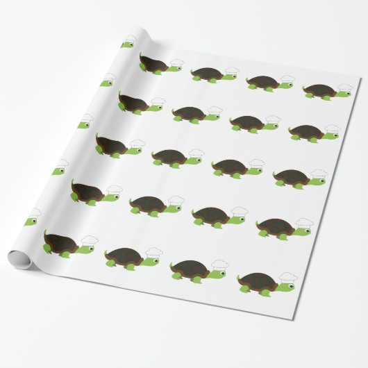 Papier Cadeau Chef Turtle (Déroulé)