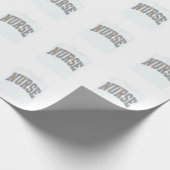 Papier Cadeau Chemise de conception de lettrage universitaire fl (Coin)