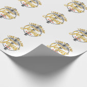 Papier Cadeau Chemise de conception de typographie chrétienne Jé (Coin)