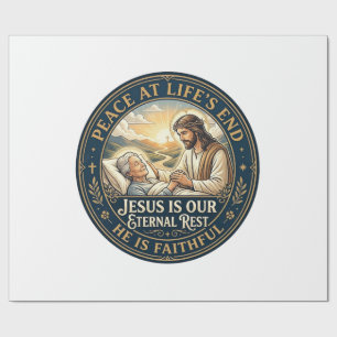 Papier Cadeau Chemise de confort Jésus Hospice Fin de vie chréti