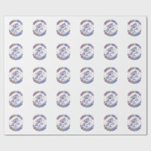 Papier Cadeau Chemise graphique Licorne Brille Comme une Licorne