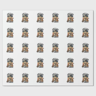 Papier Cadeau Chemise Halloween Labrador Vintage Sorcière Costum