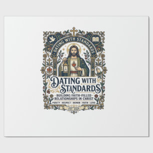 Papier Cadeau Chemise humouristique Jésus rencontre relation chr