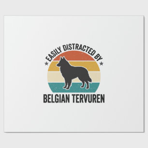 Papier Cadeau Chemise vintage pour amateur de Tervuren belge_1
