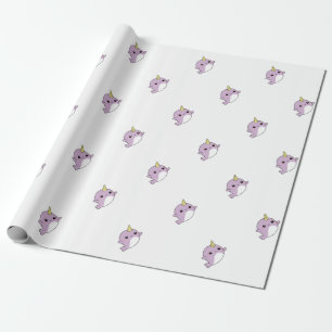 Papier Cadeau Chemises de la LICORNE NARWHAL, accessoires,