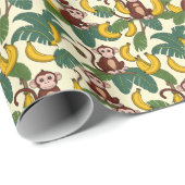 Papier Cadeau "Chemises de Monkey Business" (Coin rond)