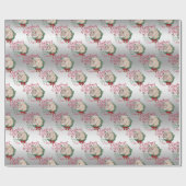 Papier Cadeau CHÈQUE | Voeux de Noël Bébé Chèvre Baisers Angora (Plat)