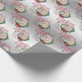 Papier Cadeau CHÈQUE | Voeux de Noël Bébé Chèvre Baisers Angora (Coin)