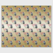 Papier Cadeau CHÈQUE | voeux de Noël Bébé Chèvre Baisers Nigéria (Plat)