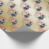 Papier Cadeau CHÈQUE | voeux de Noël Bébé Chèvre Baisers Nigéria (Coin)