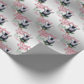 Papier Cadeau CHÈQUE | voeux de Noël Bébé Chèvre Baisers Nigéria (Coin)