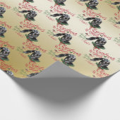 Papier Cadeau CHÈQUE | voeux de Noël Bébé Chèvre Baisers Nubian (Coin)