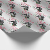 Papier Cadeau CHÈQUE | voeux de Noël Bébé Chèvre Baisers Nubian  (Coin)