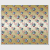 Papier Cadeau CHÈQUE | voeux de Noël Bébé Chèvre Baisers Pygmée (Plat)