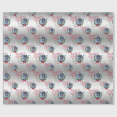 Papier Cadeau CHÈQUE | voeux de Noël Bébé Chèvre Baisers Pygmée (Plat)