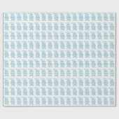 Papier Cadeau Chercher ce qui compte Turquoise (Plat)