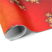 Papier Cadeau Cherry Blossom Floral Sprinkles (Coin rond)