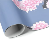 Papier Cadeau Cherry Blossom Pastel Motif (Coin rond)