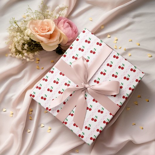 Papier Cadeau Cherry Sweet Birthday