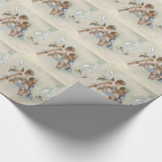 Papier Cadeau Cherubs (Coin)