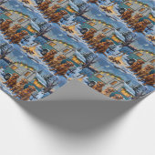 Papier Cadeau Chesapeake Bay Retriever Christmas Camping Camper (Coin)