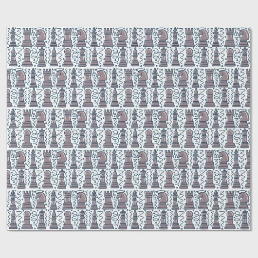 Papier Cadeau Chess (Plat)