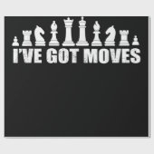 Papier Cadeau Chess Set Pieces Ive Got Move Lovers (Plat)