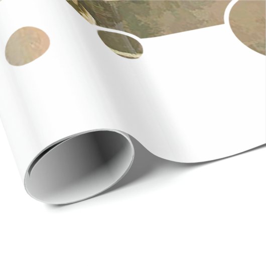 PAPIER CADEAU CHESTNUT CHEVAL (Coin rond)