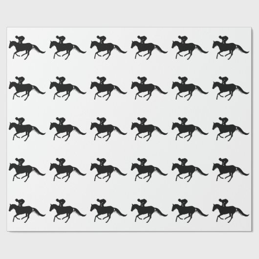 Papier Cadeau cheval (Plat)