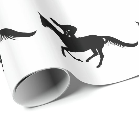 Papier Cadeau cheval (Coin rond)