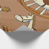 Papier Cadeau Cheval à Bascule