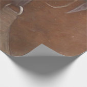 Papier Cadeau Cheval Brown Western Rodeo Cowboy (Coin)