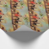 PAPIER CADEAU CHEVAL, CHAUSSURES ET SHAMROCKS (Coin)