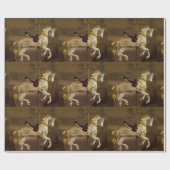 Papier Cadeau Cheval de carrousel (Plat)