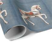 Papier Cadeau Cheval de carrousel par Henry Murphy (Coin rond)