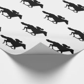 Papier Cadeau Cheval de course (Coin)