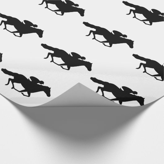 Papier Cadeau Cheval de course (Coin)