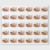 Papier Cadeau Cheval de course et Jockey (Plat)