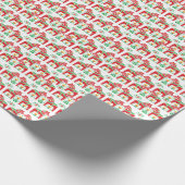 Papier Cadeau Cheval de Dala suédois : Art folklorique (Coin)