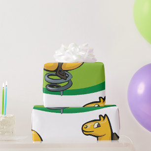 Papier Cadeau Cheval de l'aire de jeu