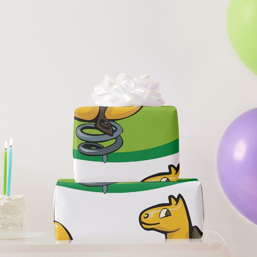 Papier Cadeau Cheval de l'aire de jeu