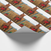 Papier Cadeau Cheval de Noël (Coin)
