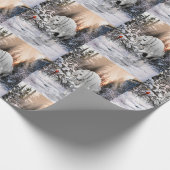 Papier Cadeau Cheval d'hiver 2024 (Coin)