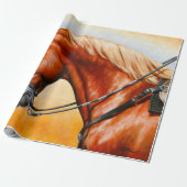 Papier Cadeau Cheval du Quartier Sorrel Ouest (Déroulé)