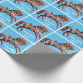 Papier Cadeau Cheval en bois orné (Coin)