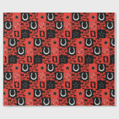 Papier Cadeau Cheval équestre Cheval Lover Chevaux modélisés (Plat)