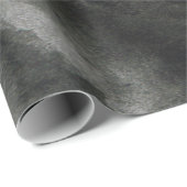 Papier Cadeau Cheval friésien noir (Coin rond)