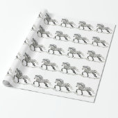 Papier Cadeau Cheval islandais Gra (Déroulé)