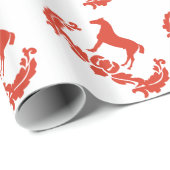 Papier Cadeau Cheval Lover (Coin rond)