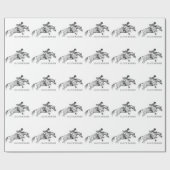 Papier Cadeau Cheval Lover (Plat)
